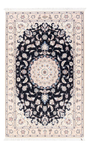 Perserteppich - Nain - Premium - 144 x 90 cm - dunkelblau