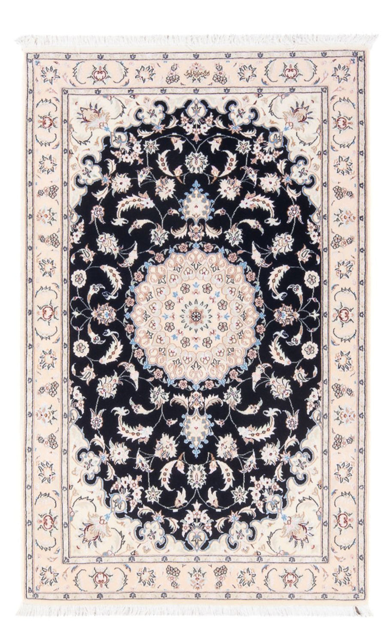 Perserteppich - Nain - Premium - 144 x 90 cm - dunkelblau