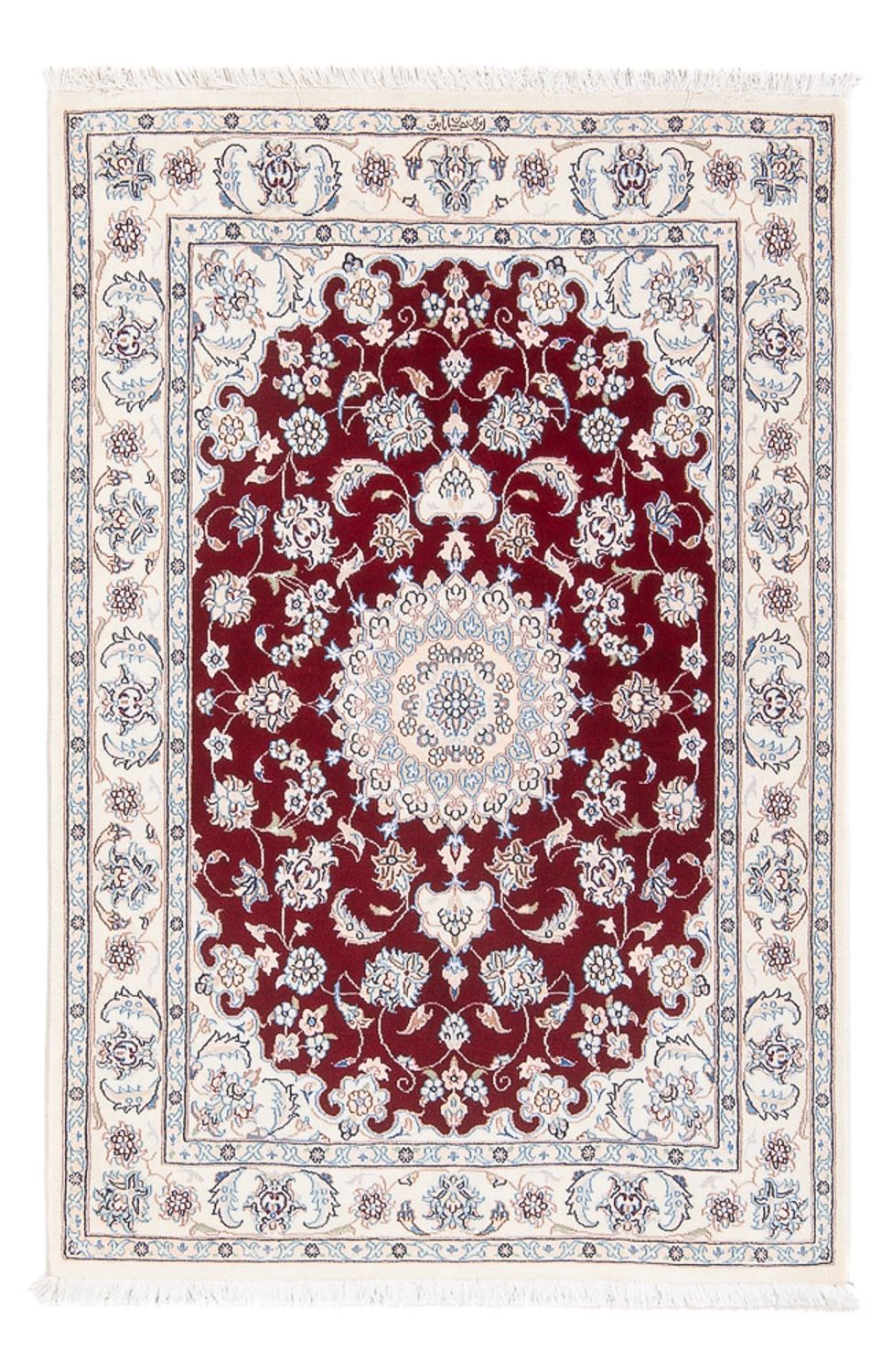 Perserteppich - Nain - Premium - 120 x 80 cm - rot