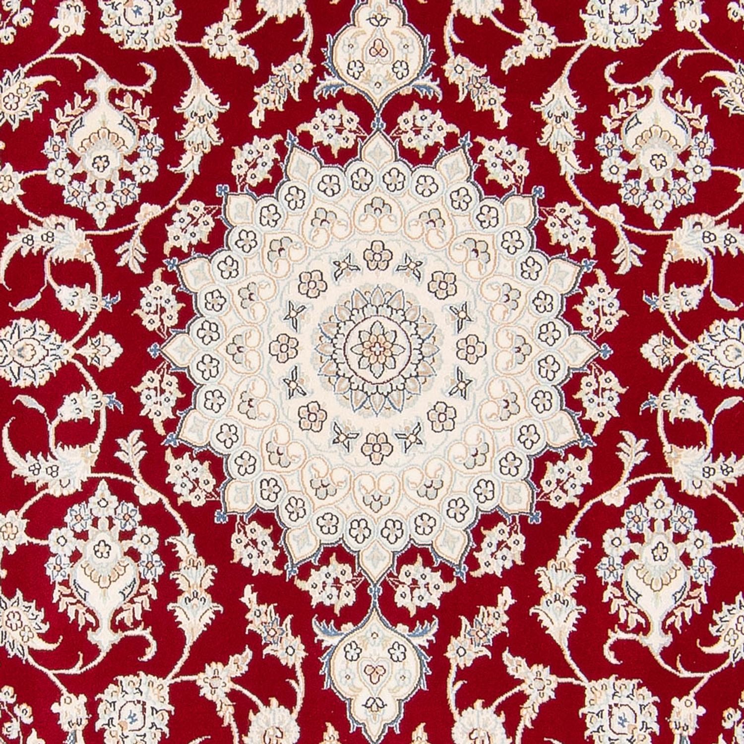 Perserteppich - Nain - 242 x 168 cm - rot