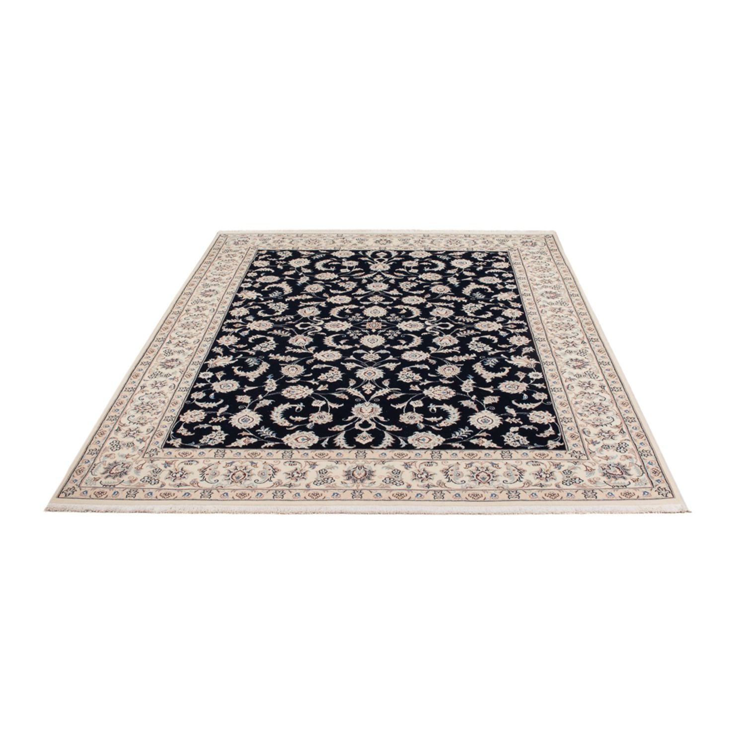 Perserteppich - Nain - 235 x 172 cm - dunkelblau