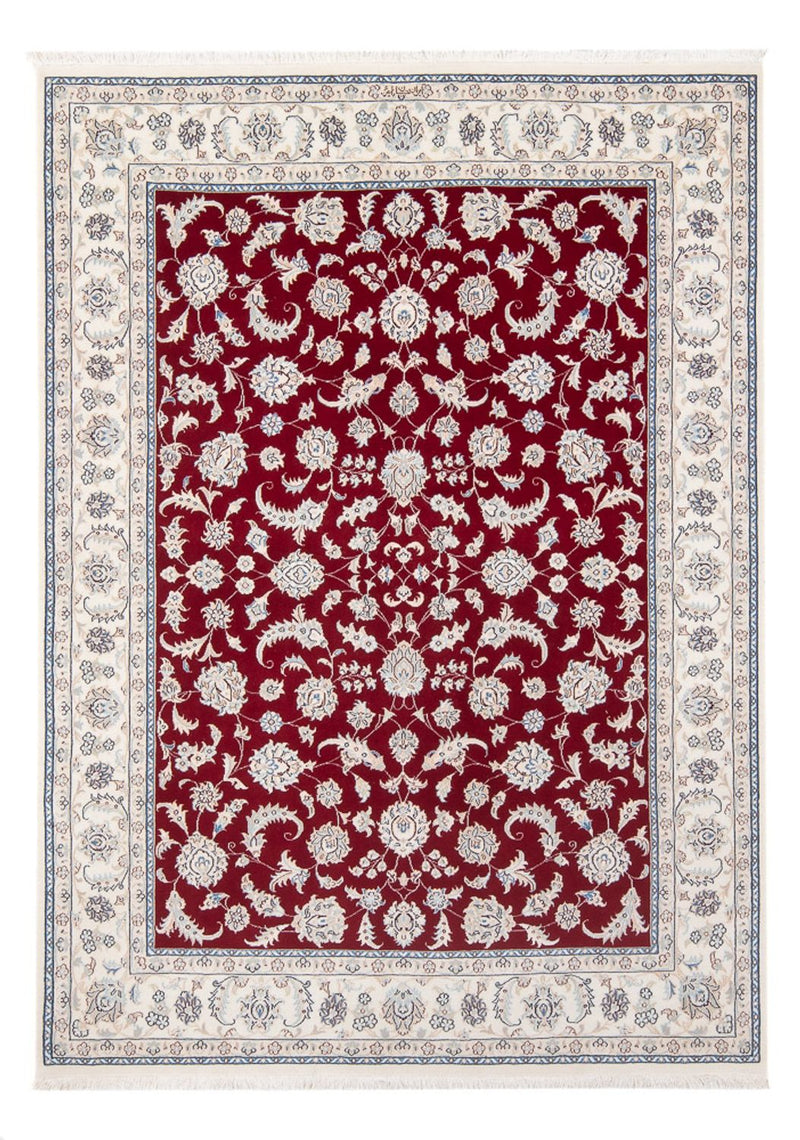 Perserteppich - Nain - Premium - 204 x 146 cm - rot