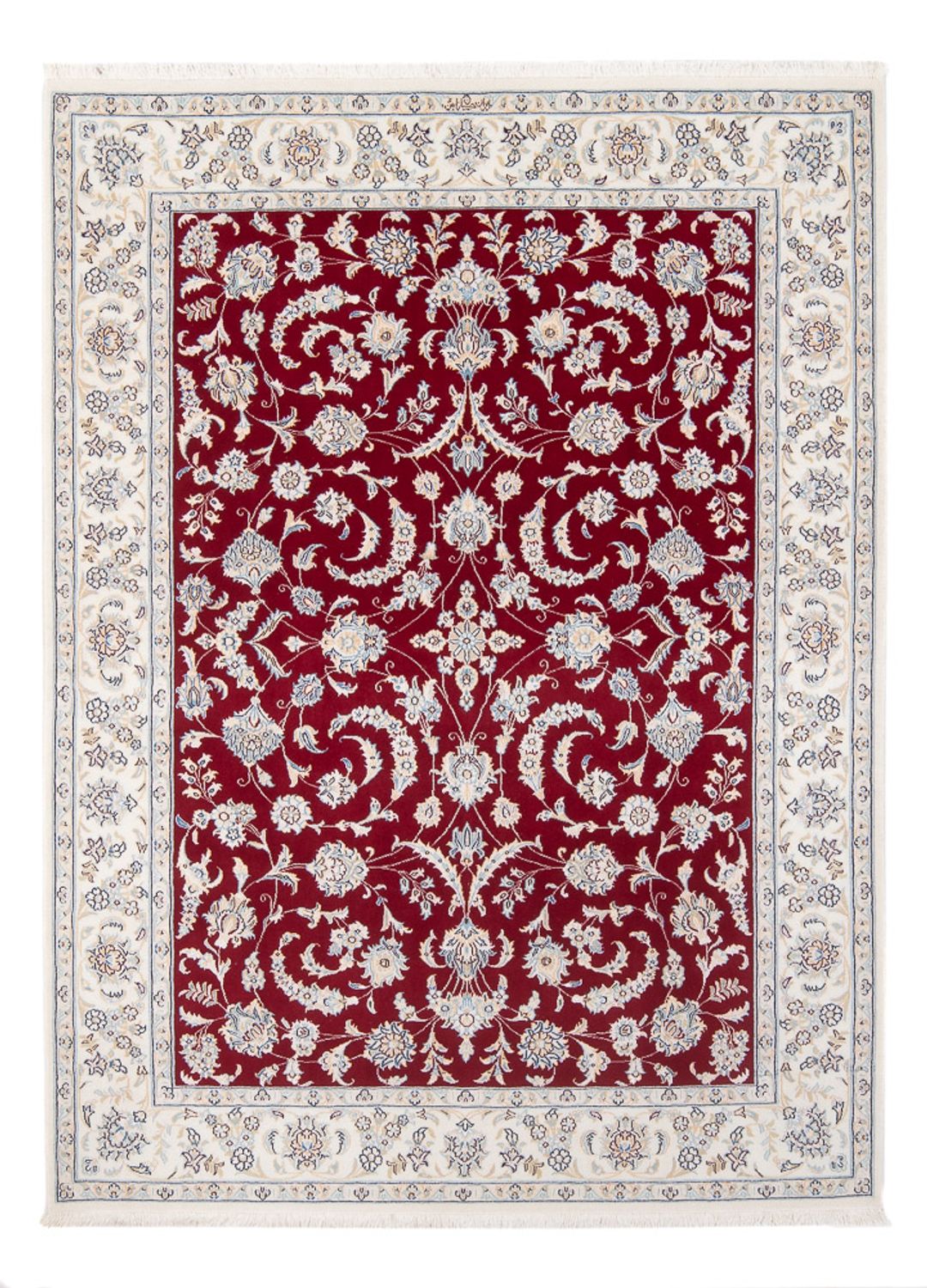 Perserteppich - Nain - Premium - 202 x 150 cm - rot