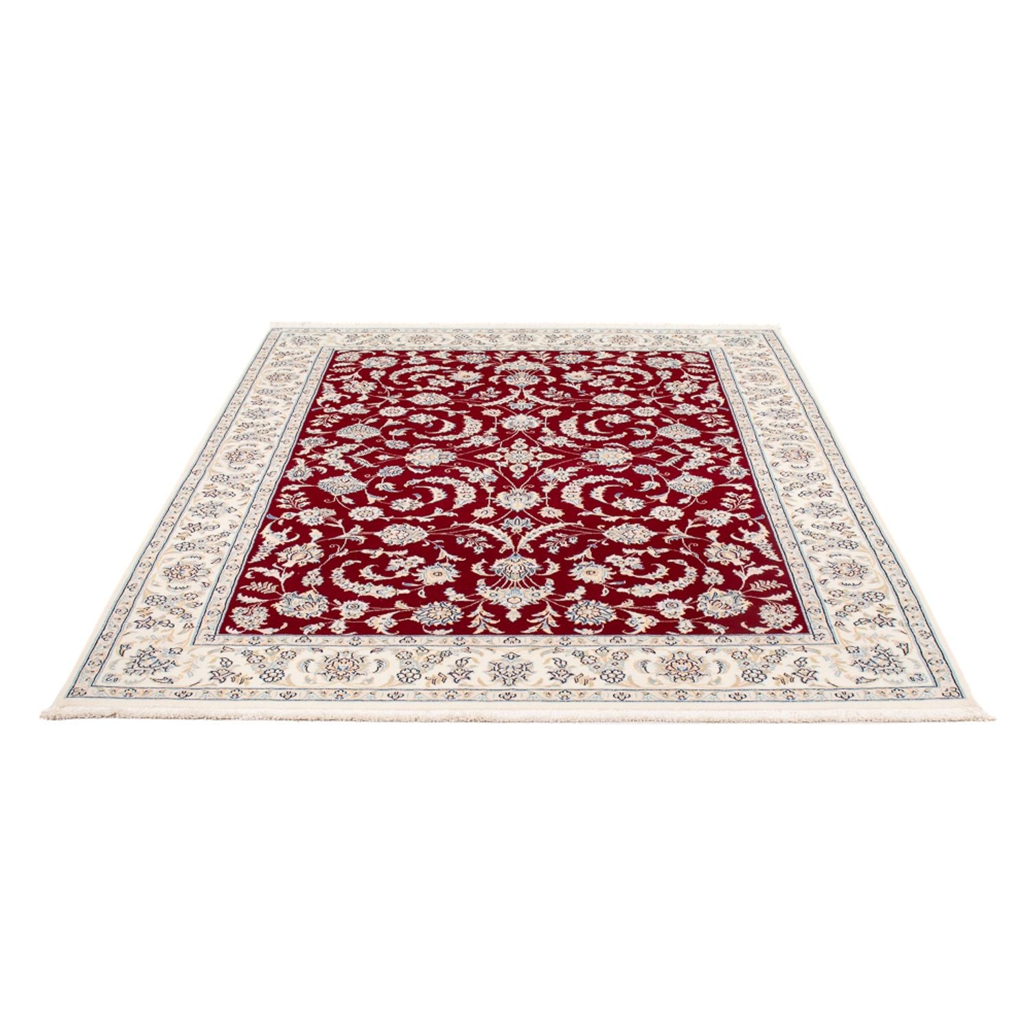 Perserteppich - Nain - Premium - 202 x 150 cm - rot
