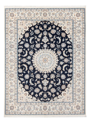 Perserteppich - Nain - Premium - 202 x 151 cm - dunkelblau