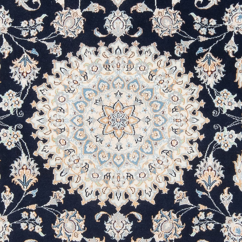 Perserteppich - Nain - Premium - 202 x 151 cm - dunkelblau