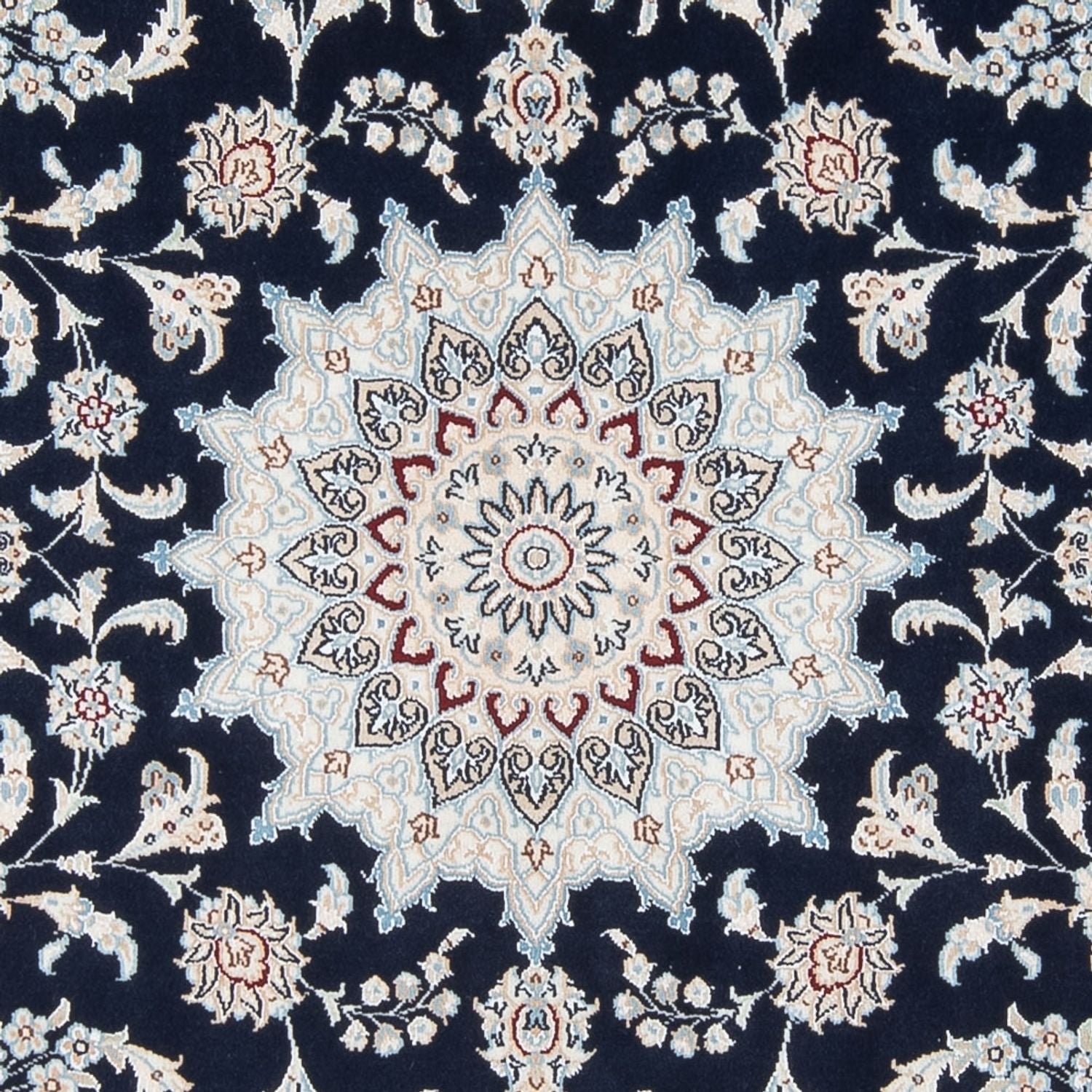 Perserteppich - Nain - Premium - 207 x 149 cm - dunkelblau