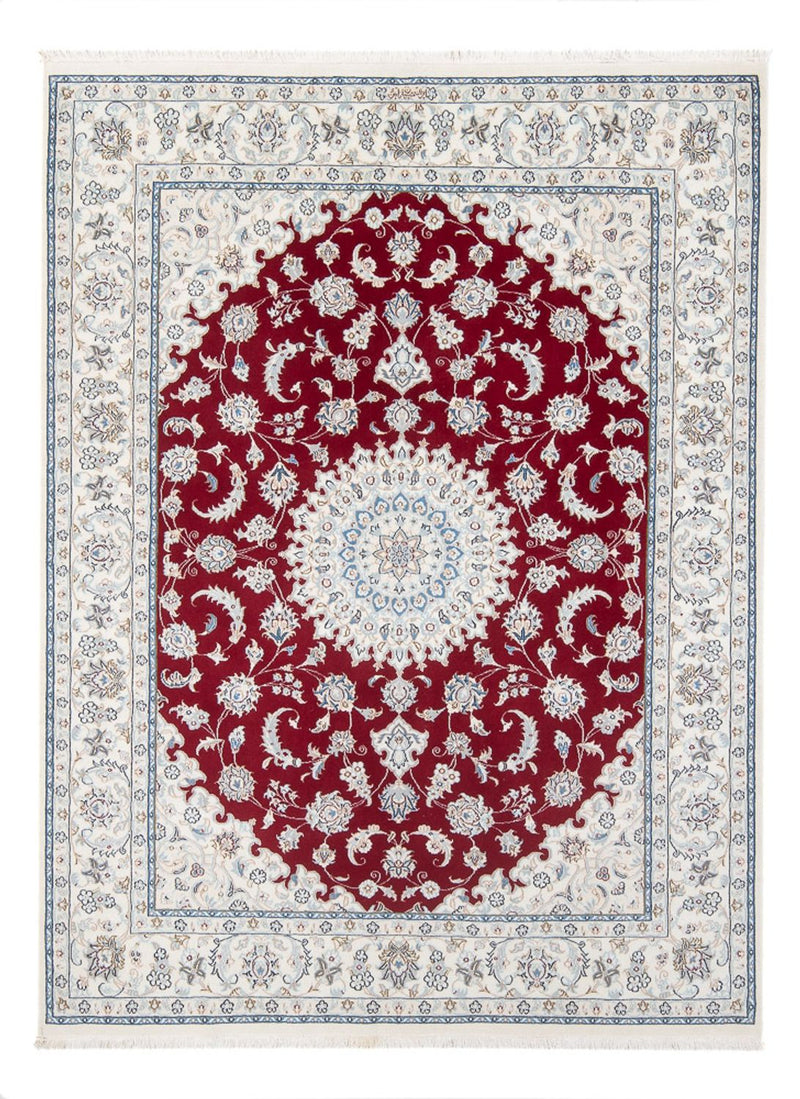 Perserteppich - Nain - Premium - 194 x 148 cm - rot