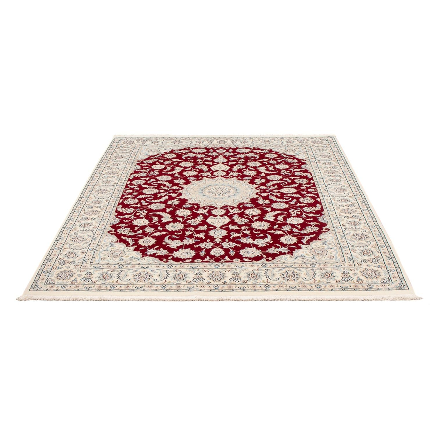 Perserteppich - Nain - Premium - 202 x 150 cm - rot