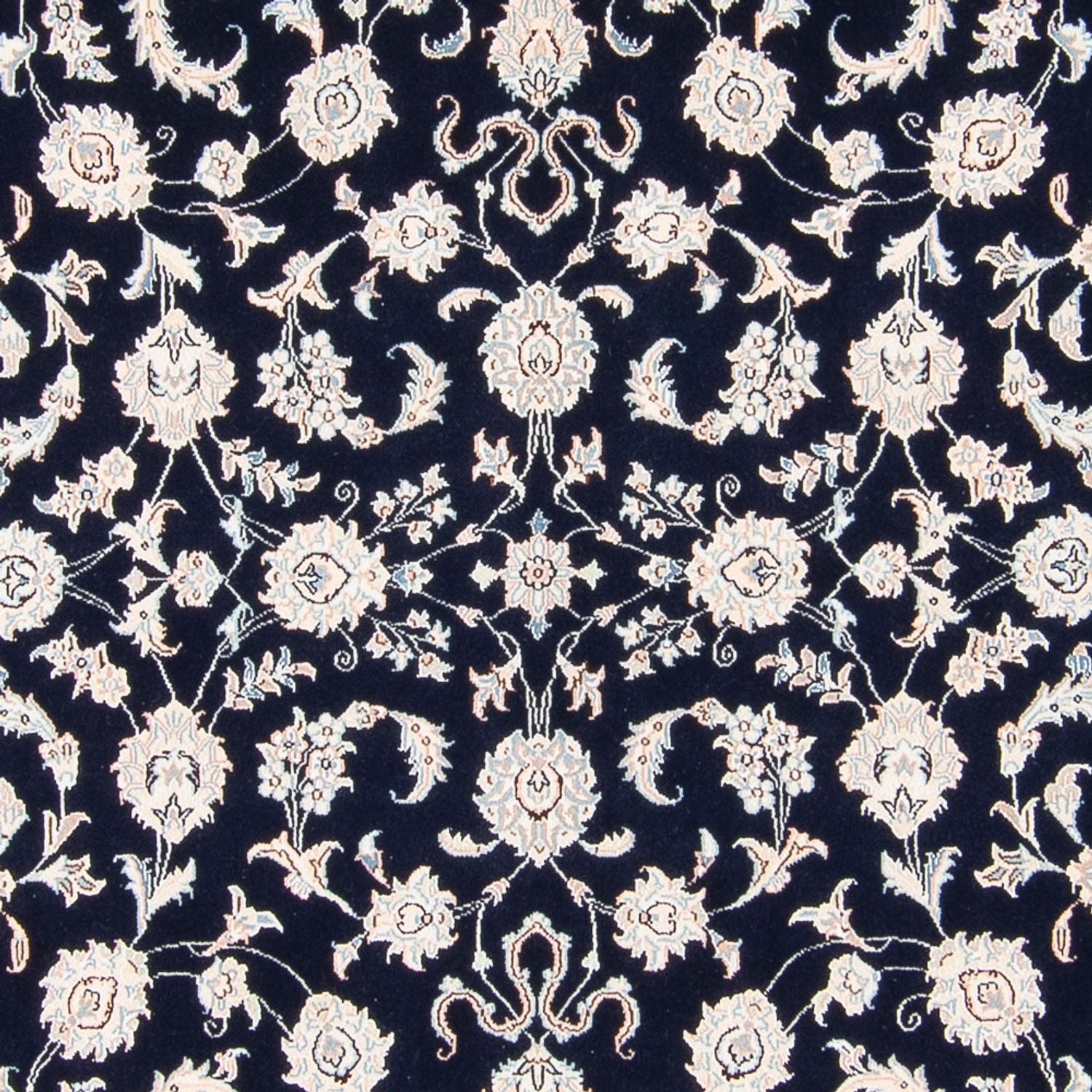 Perserteppich - Nain quadratisch  - 213 x 200 cm - dunkelblau