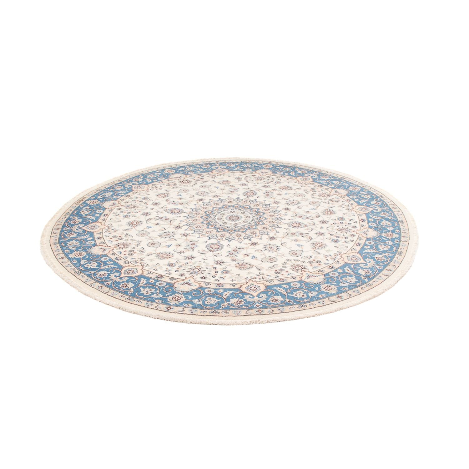 Perserteppich - Nain rund  - 200 x 200 cm - creme