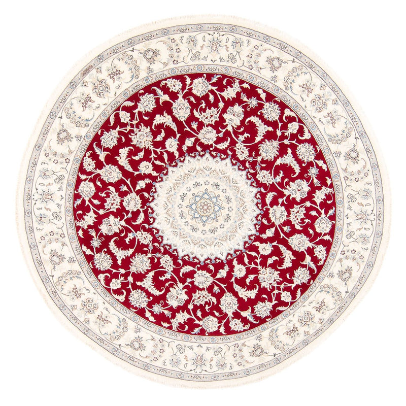 Perserteppich - Nain rund  - 200 x 200 cm - rot