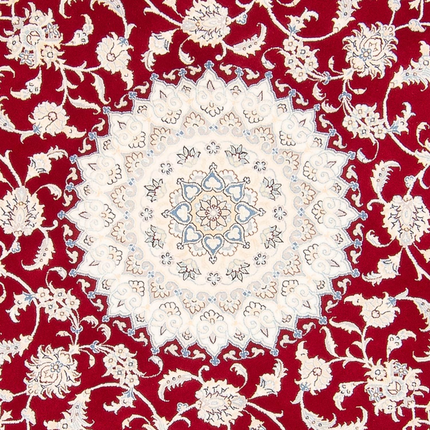Perserteppich - Nain rund  - 200 x 200 cm - rot