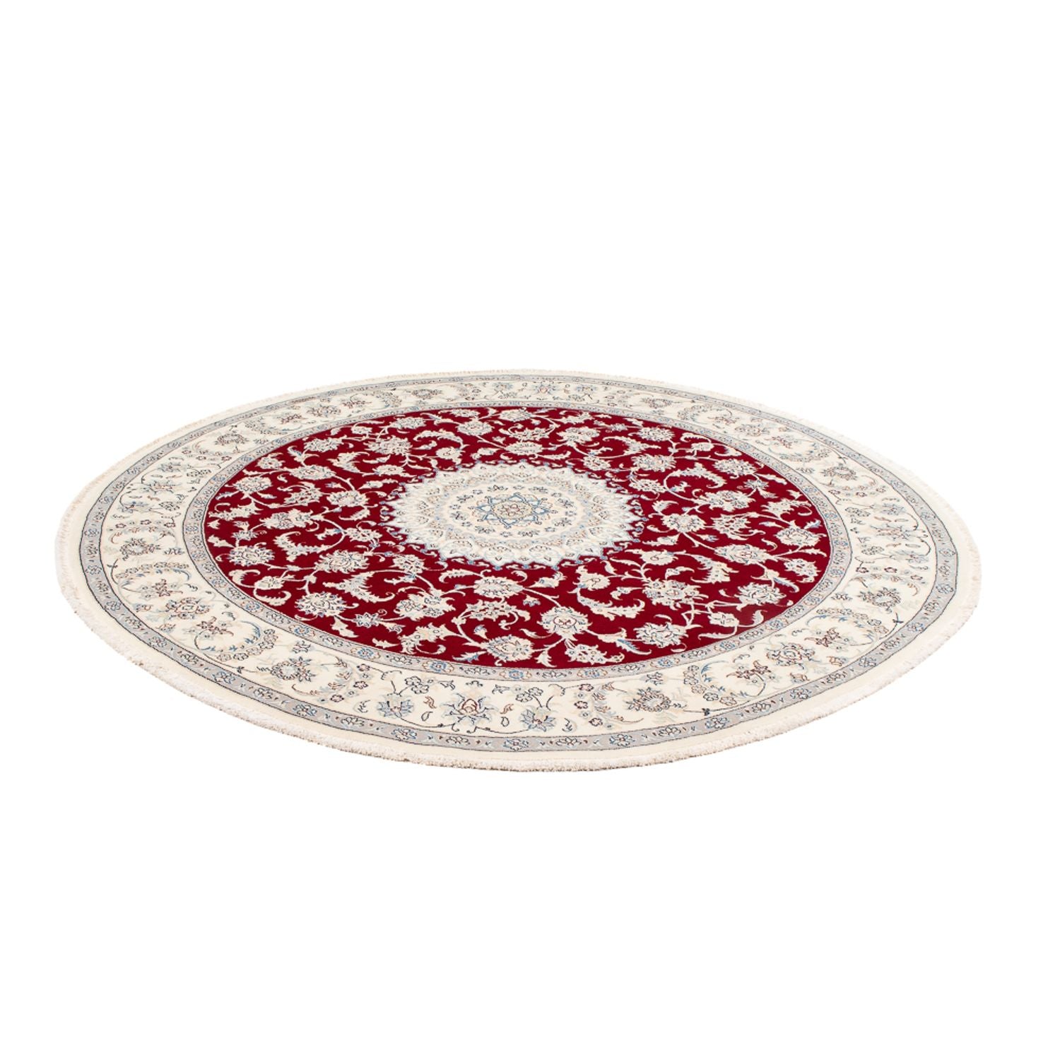Perserteppich - Nain rund  - 200 x 200 cm - rot