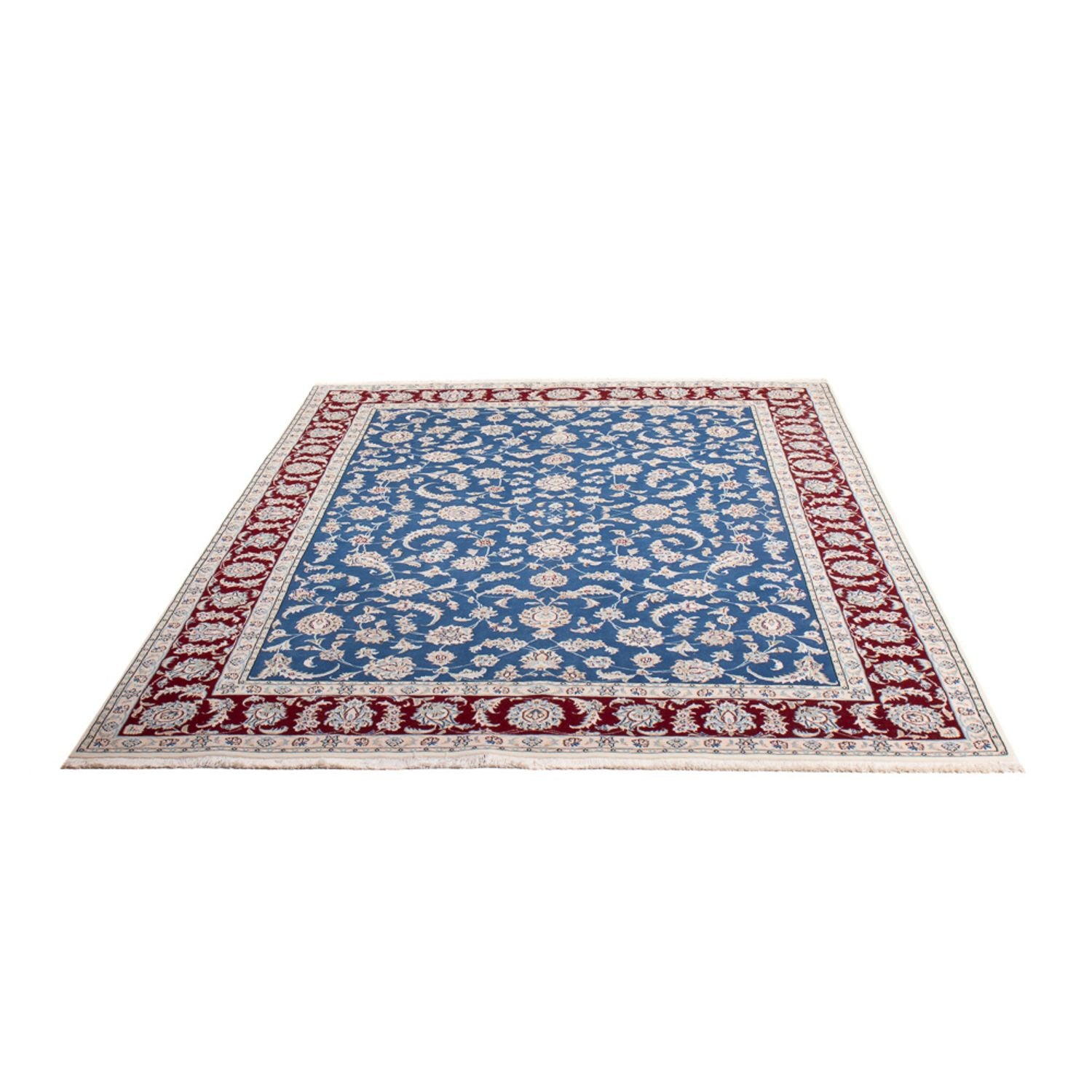 Perserteppich - Nain - 244 x 171 cm - blau