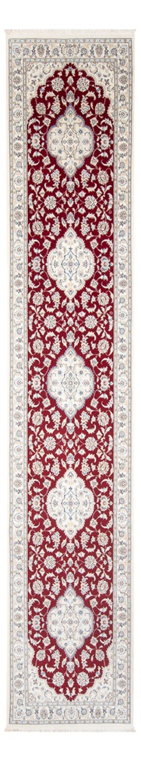 Läufer Perser - Nain - Premium - 404 x 88 cm - rot