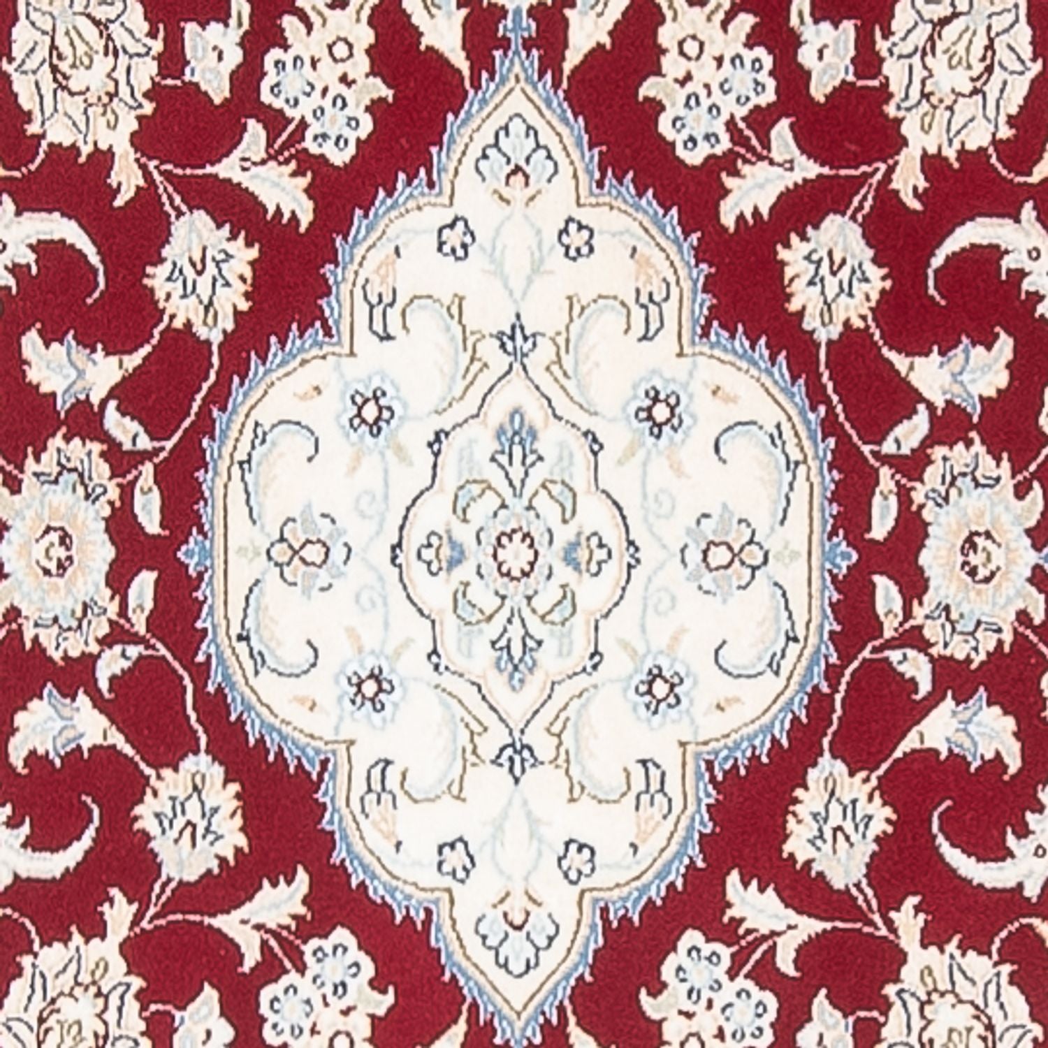 Läufer Perser - Nain - Premium - 404 x 88 cm - rot