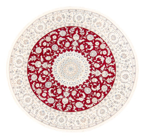 Perserteppich - Nain rund  - 200 x 200 cm - rot