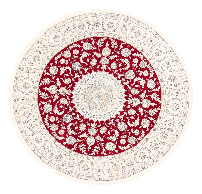 Perserteppich - Nain rund  - 200 x 200 cm - rot