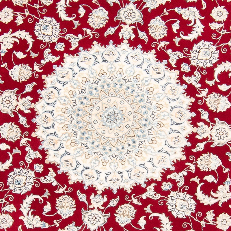 Perserteppich - Nain rund  - 200 x 200 cm - rot