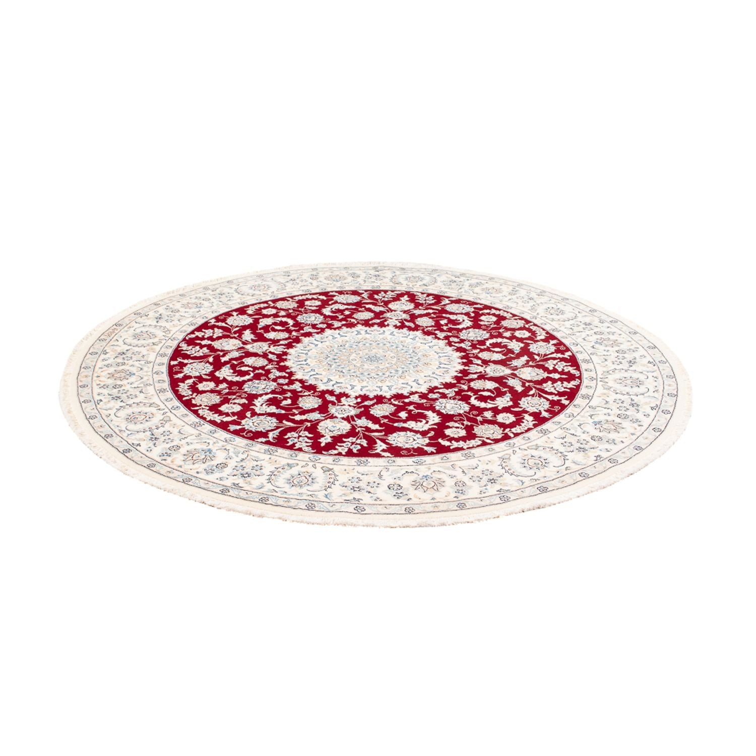 Perserteppich - Nain rund  - 200 x 200 cm - rot
