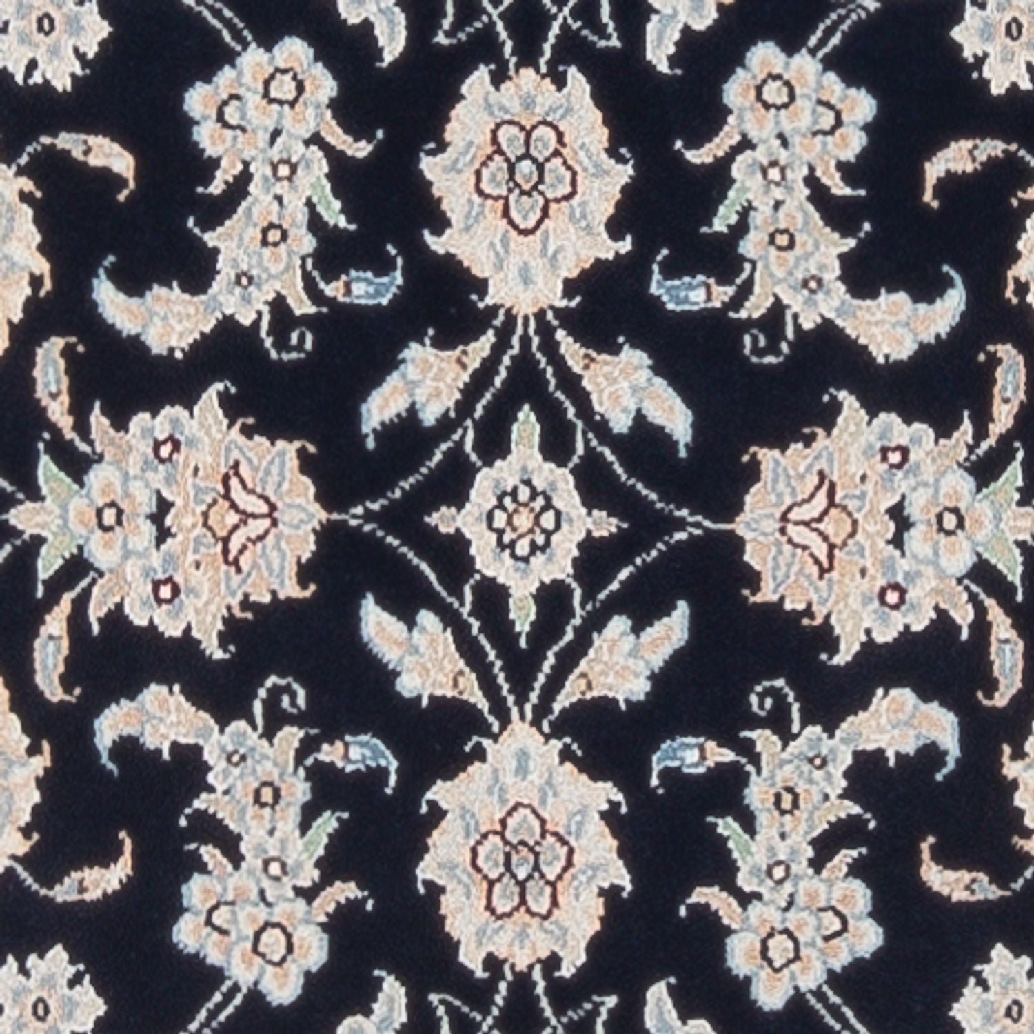 Läufer Perser - Nain - Premium - 250 x 81 cm - dunkelblau