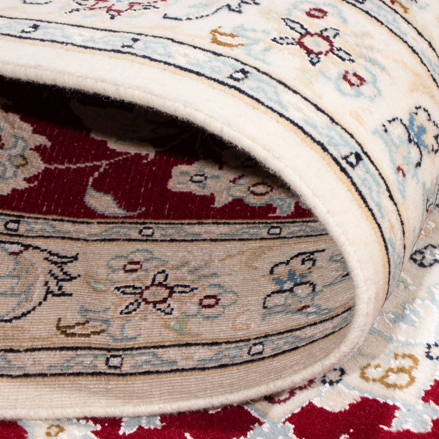 Läufer Perser - Nain - Premium - 248 x 82 cm - rot
