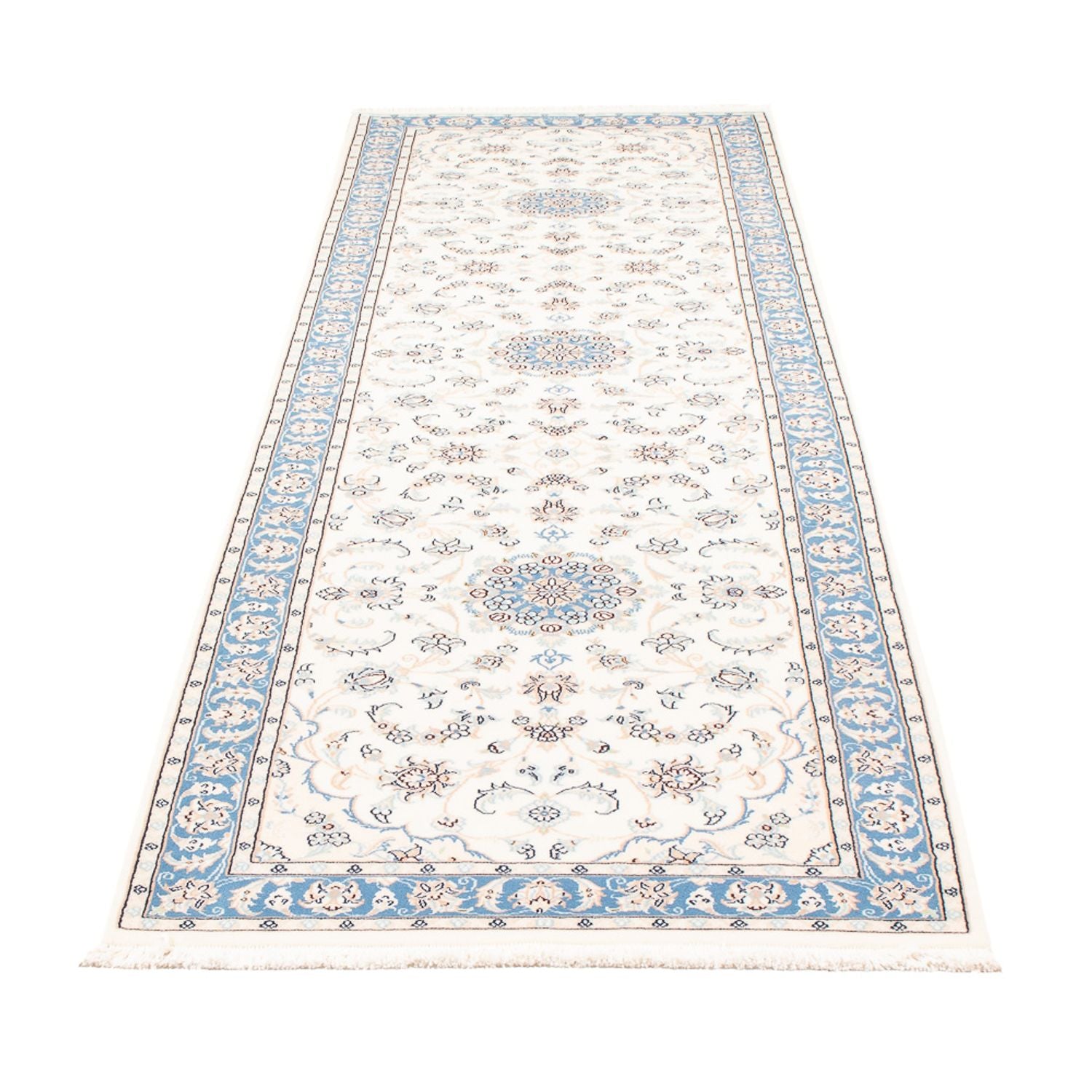 Läufer Perser - Nain - Premium - 288 x 80 cm - creme