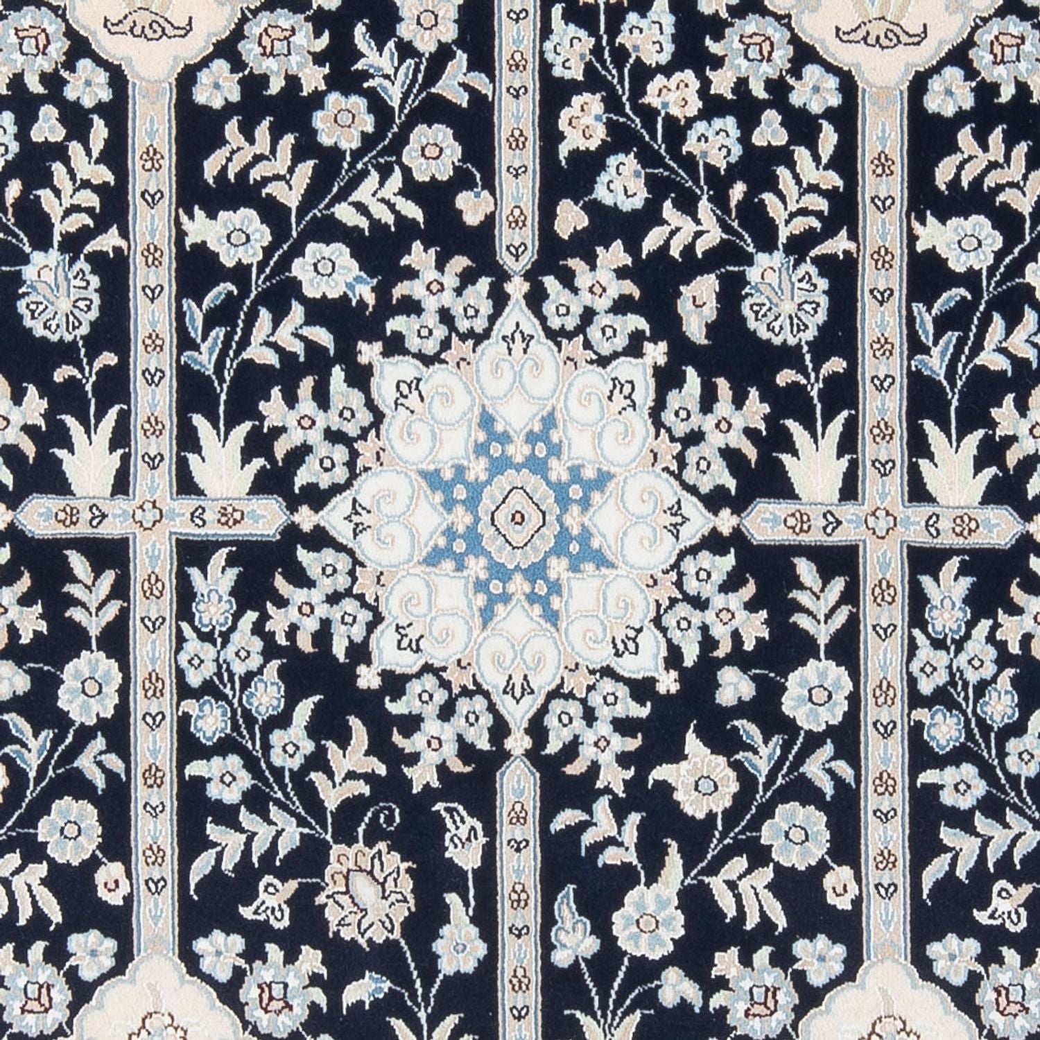 Perserteppich - Nain - Premium - 205 x 150 cm - dunkelblau