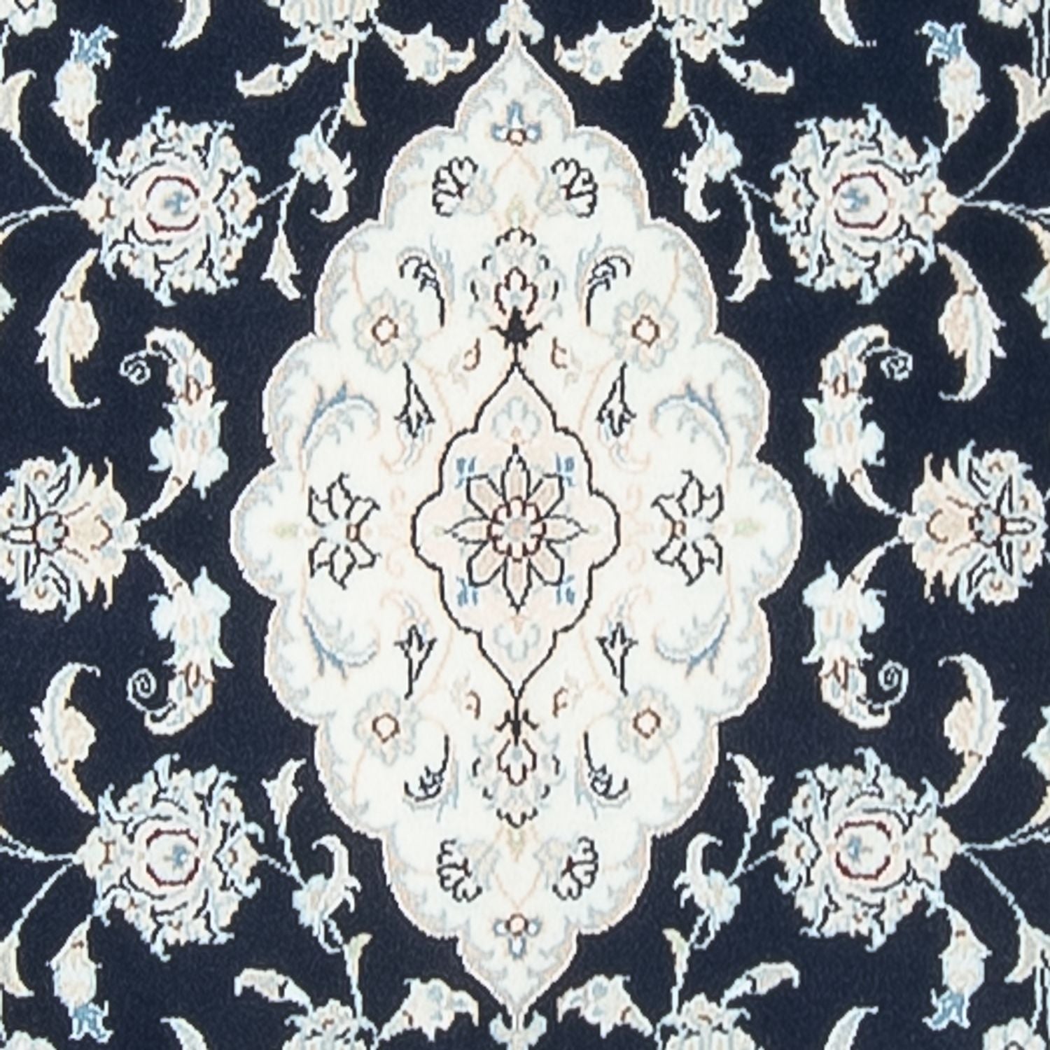 Läufer Perser - Nain - Premium - 347 x 87 cm - dunkelblau