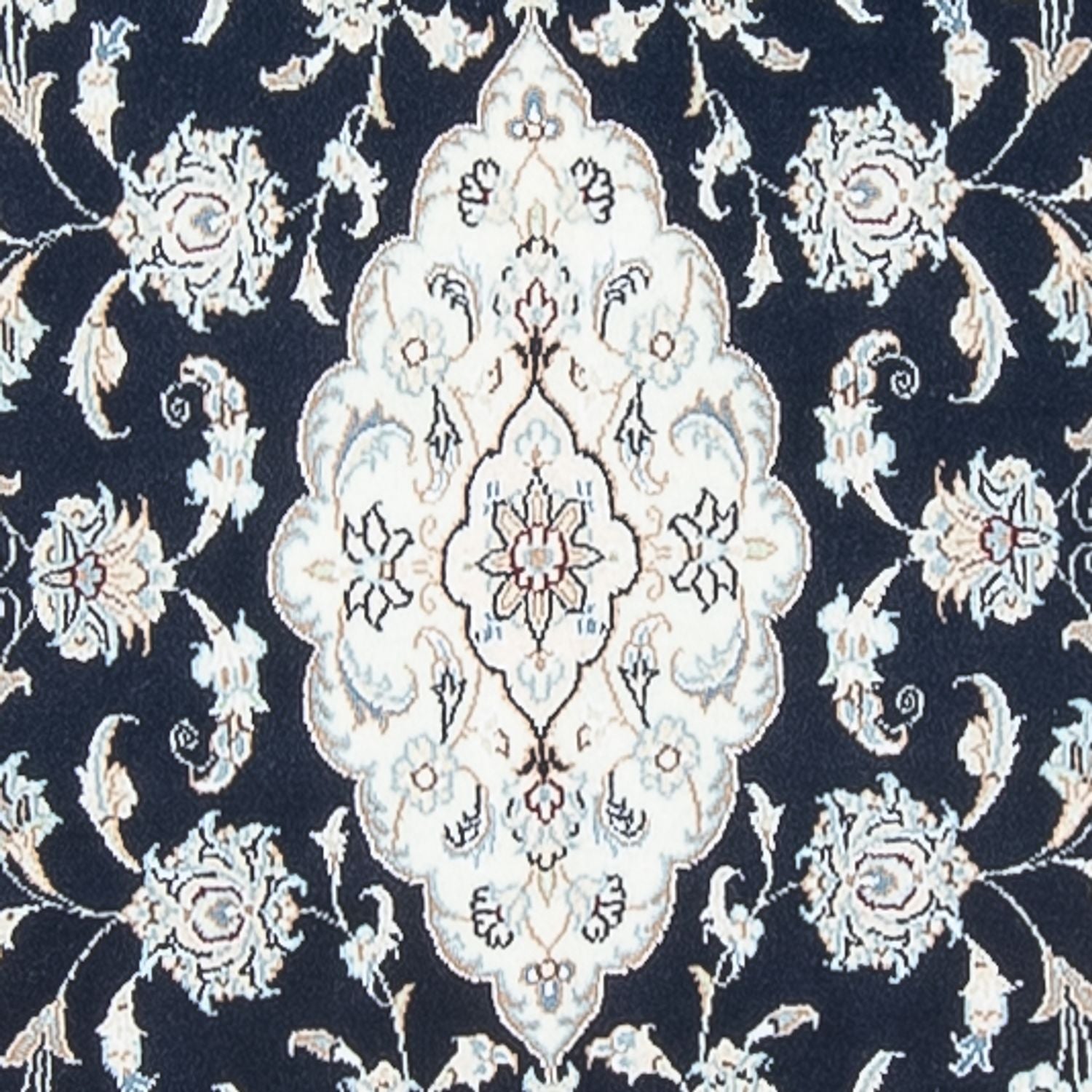 Läufer Perser - Nain - Premium - 353 x 85 cm - dunkelblau