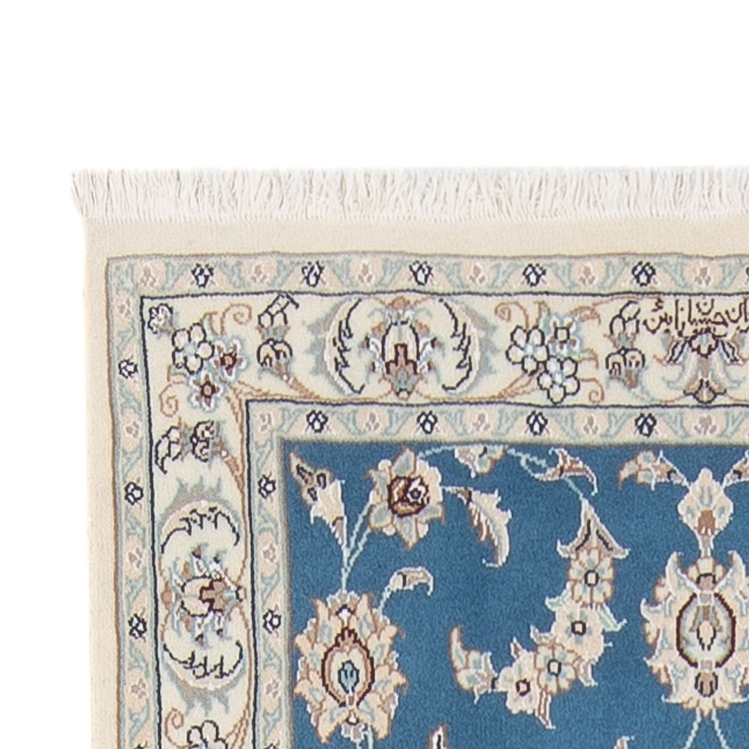 Läufer Perser - Nain - Premium - 307 x 80 cm - blau