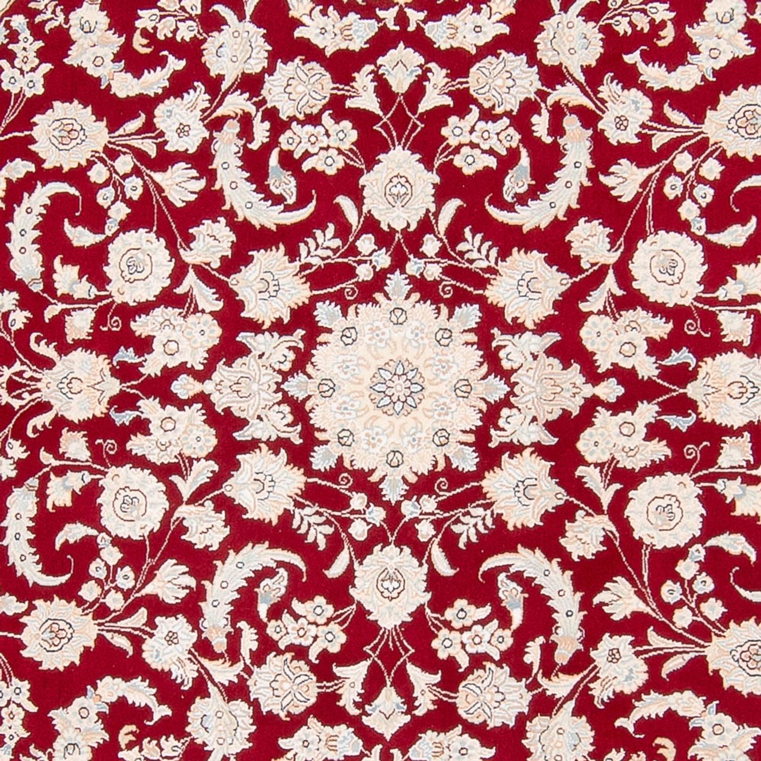 Perserteppich - Nain rund  - 200 x 200 cm - rot