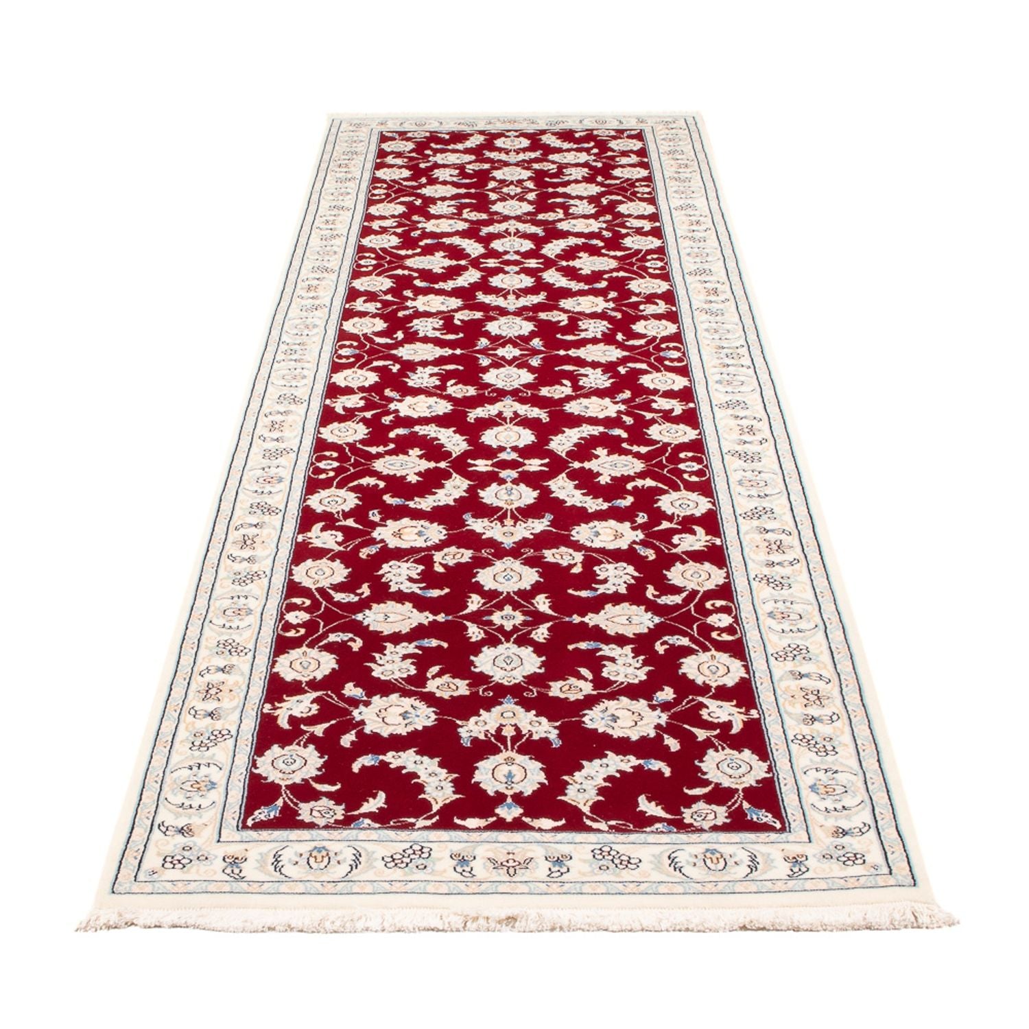 Läufer Perser - Nain - Premium - 297 x 82 cm - rot