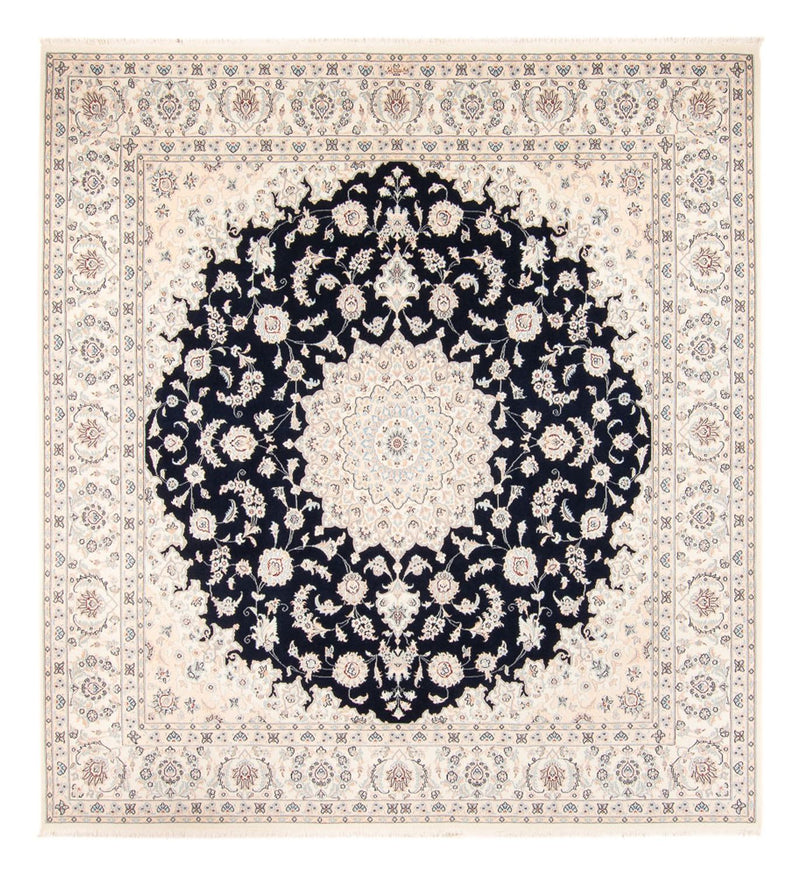 Perserteppich - Nain - 266 x 248 cm - dunkelblau