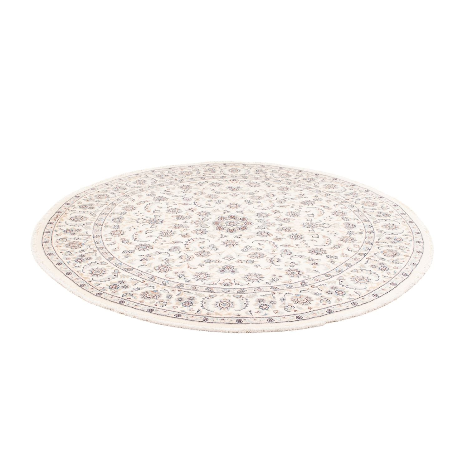 Perserteppich - Nain rund  - 200 x 200 cm - creme