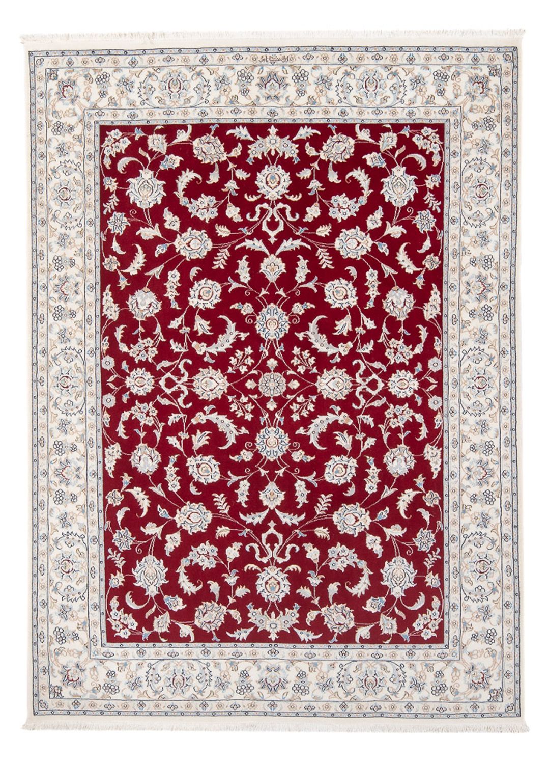 Perserteppich - Nain - Premium - 197 x 150 cm - rot