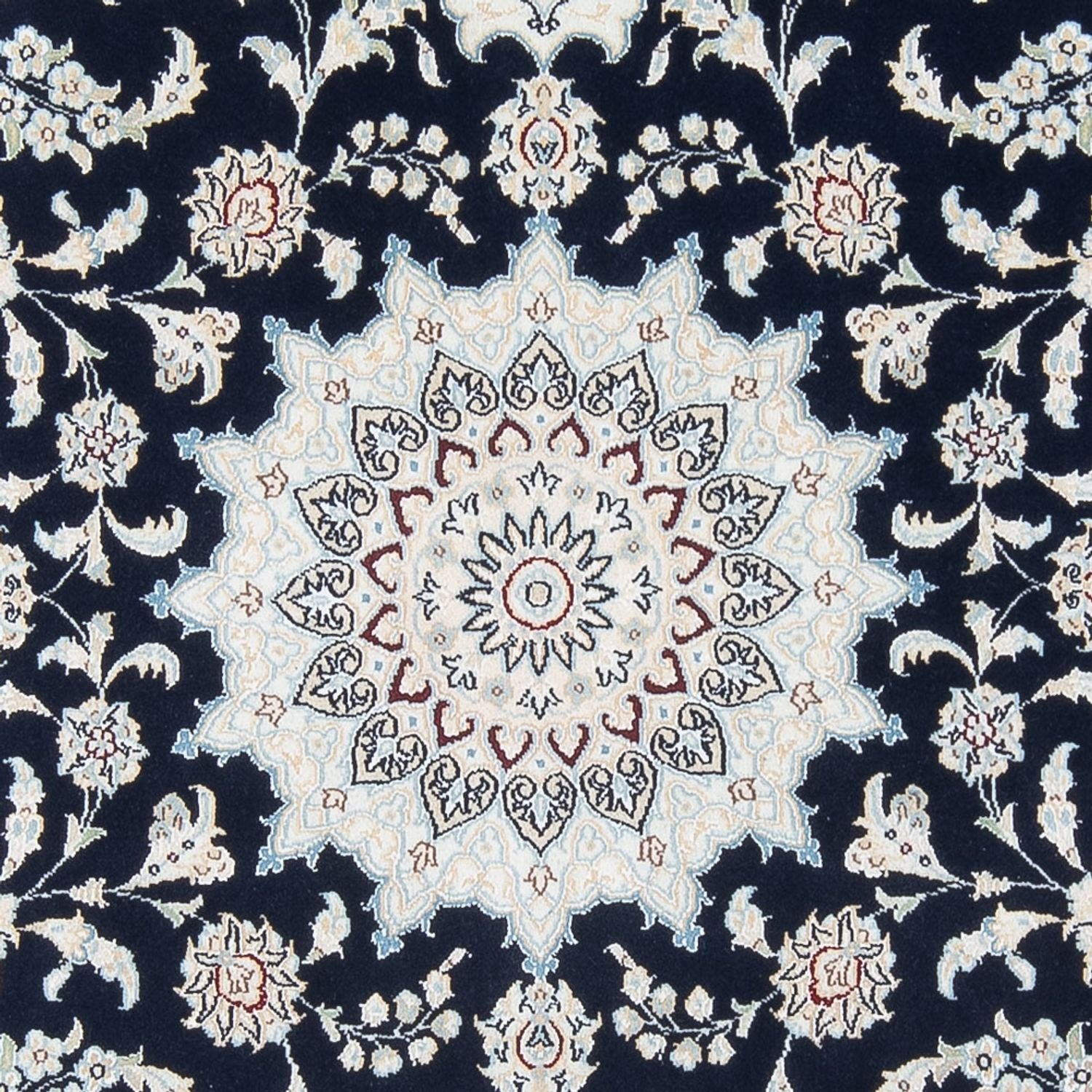 Perserteppich - Nain - Premium - 204 x 150 cm - dunkelblau
