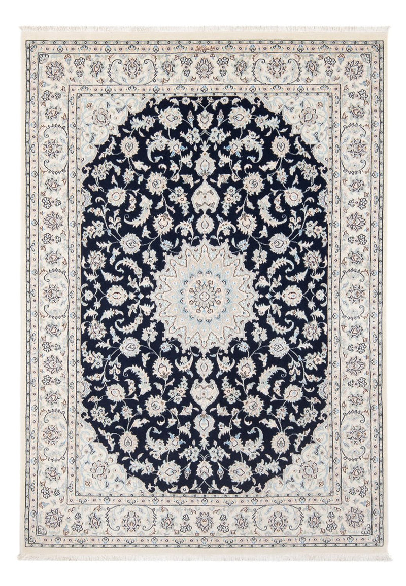 Perserteppich - Nain - Premium - 205 x 148 cm - dunkelblau