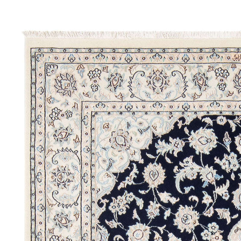 Perserteppich - Nain - Premium - 205 x 148 cm - dunkelblau