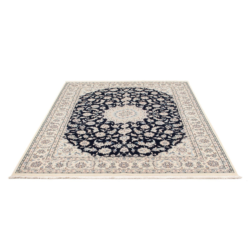 Perserteppich - Nain - Premium - 205 x 148 cm - dunkelblau