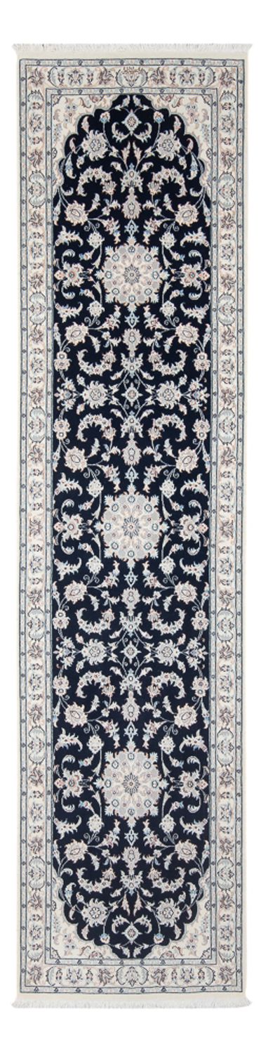 Läufer Perser - Nain - Premium - 296 x 81 cm - dunkelblau