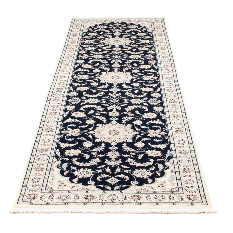 Läufer Perser - Nain - Premium - 296 x 81 cm - dunkelblau