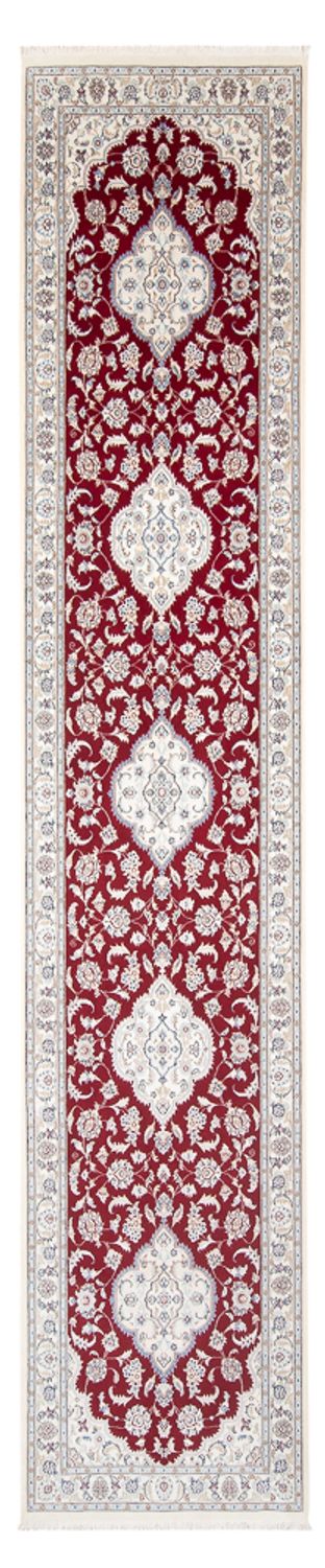 Läufer Perser - Nain - Premium - 390 x 89 cm - rot