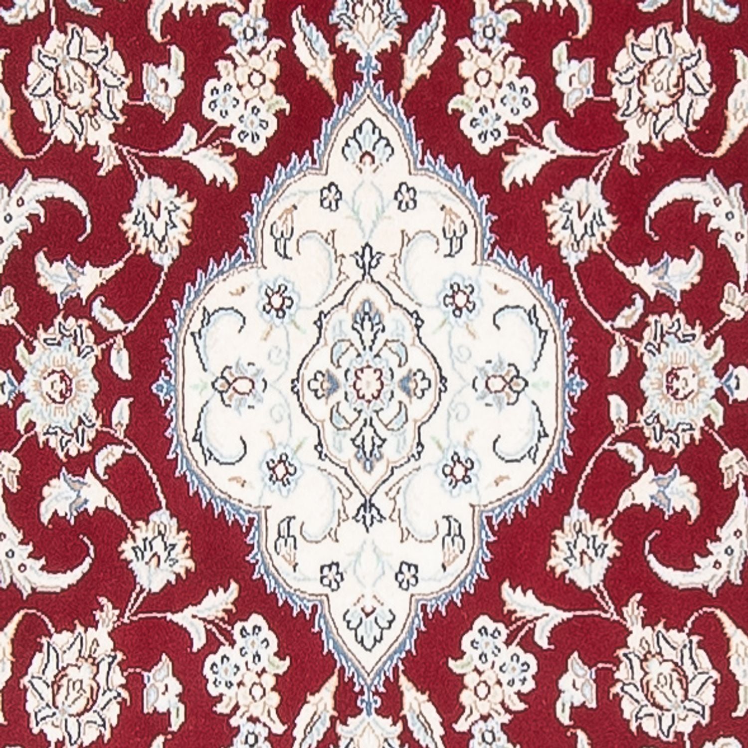 Läufer Perser - Nain - Premium - 390 x 89 cm - rot