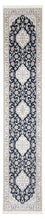Läufer Perser - Nain - Premium - 388 x 88 cm - dunkelblau