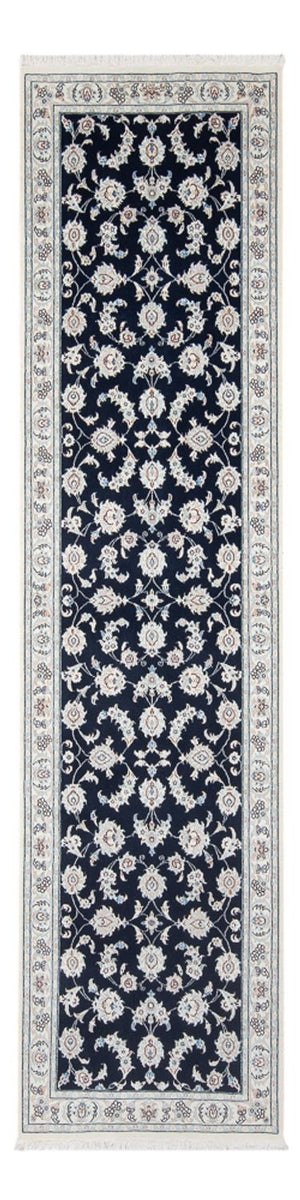 Läufer Perser - Nain - Premium - 293 x 81 cm - dunkelblau