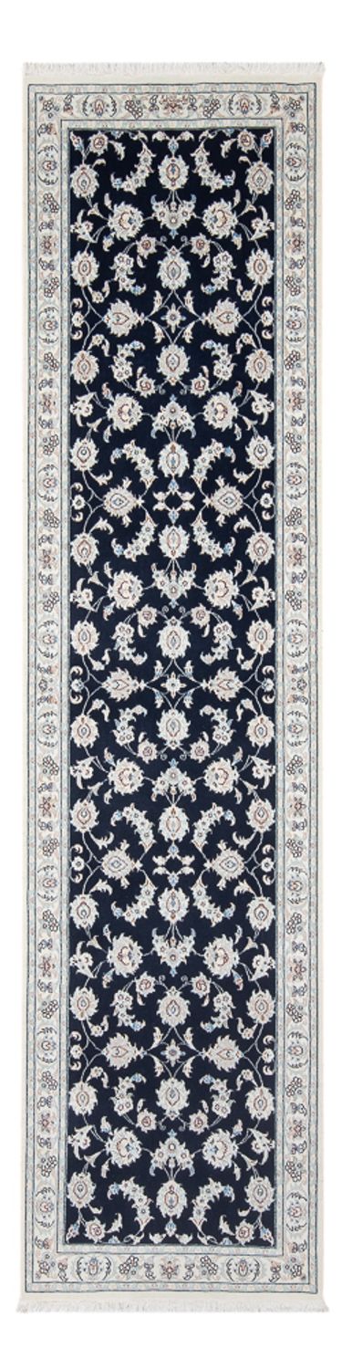 Läufer Perser - Nain - Premium - 293 x 81 cm - dunkelblau
