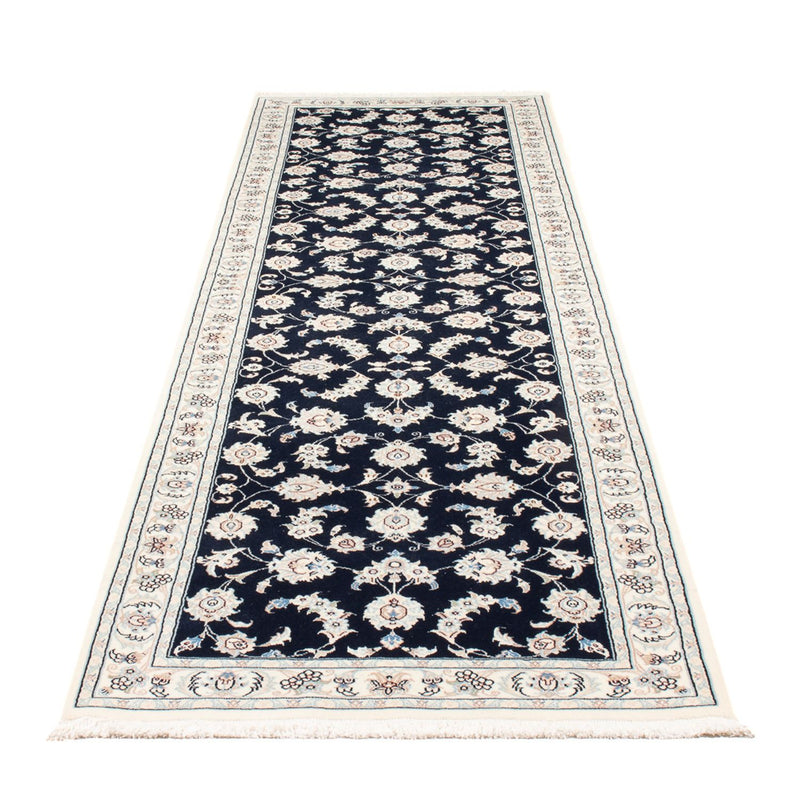 Läufer Perser - Nain - Premium - 293 x 81 cm - dunkelblau