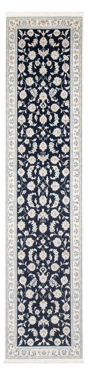 Läufer Perser - Nain - Premium - 339 x 85 cm - dunkelblau